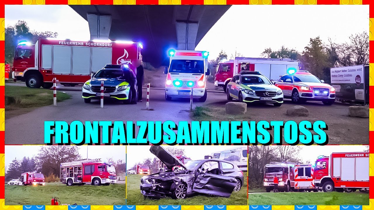 🚧 Frontalzusammenstoß auf Kreisstraße 🚓 🚑 🚒 Feuerwehr Schorndorf & Rettungsdienst im Einsatz 🚓 🚑 🚒