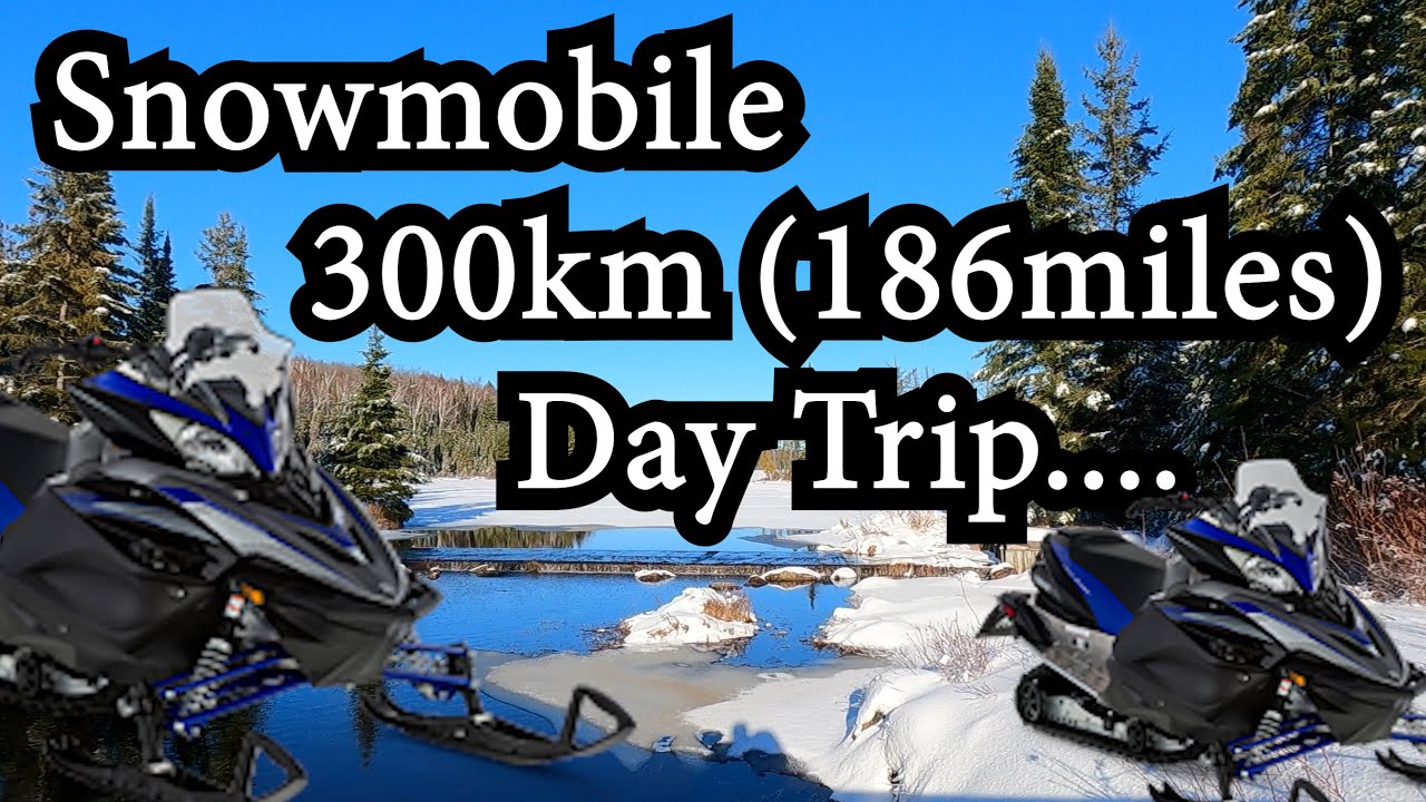 300km Snowmobile Ride Ontario Canada
