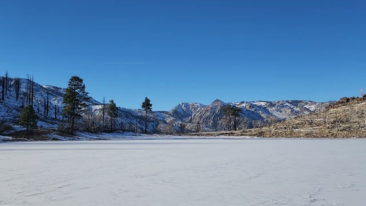 Fatbiking Summit lake, Alpine County Ca.