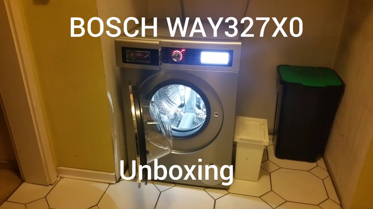 BOSCH WAY327X0 Unboxing, Anschluß und Testlauf