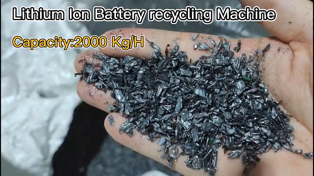 Lithium Ion Battery Recycling Plant
