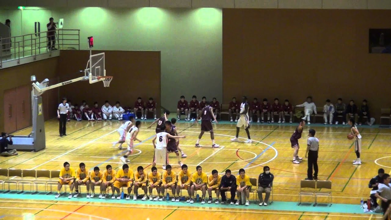 桜丘vs明成(1Q)高校バスケ 2015 KAZU CUP
