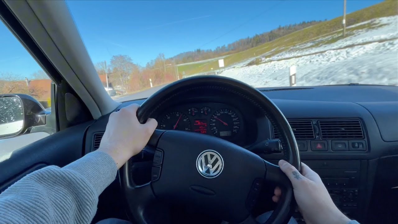 2003 VW Golf IV 1.9 TDI 4Motion | POV Drive on a Sunny Day