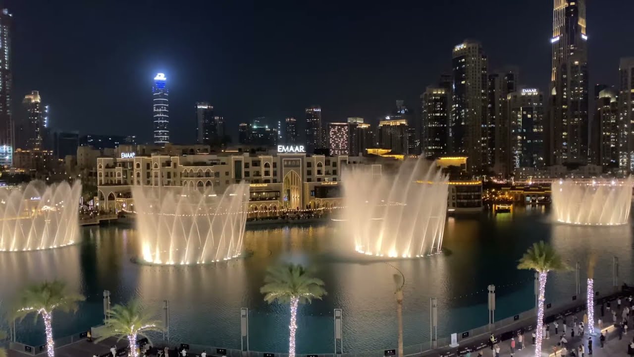 Fontanna i Burj Khalifa pokaz w Dubaju | Dubaj po Mojemu