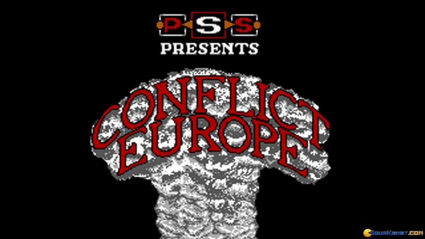 Conflict: Europe gameplay (PC Game, 1989)