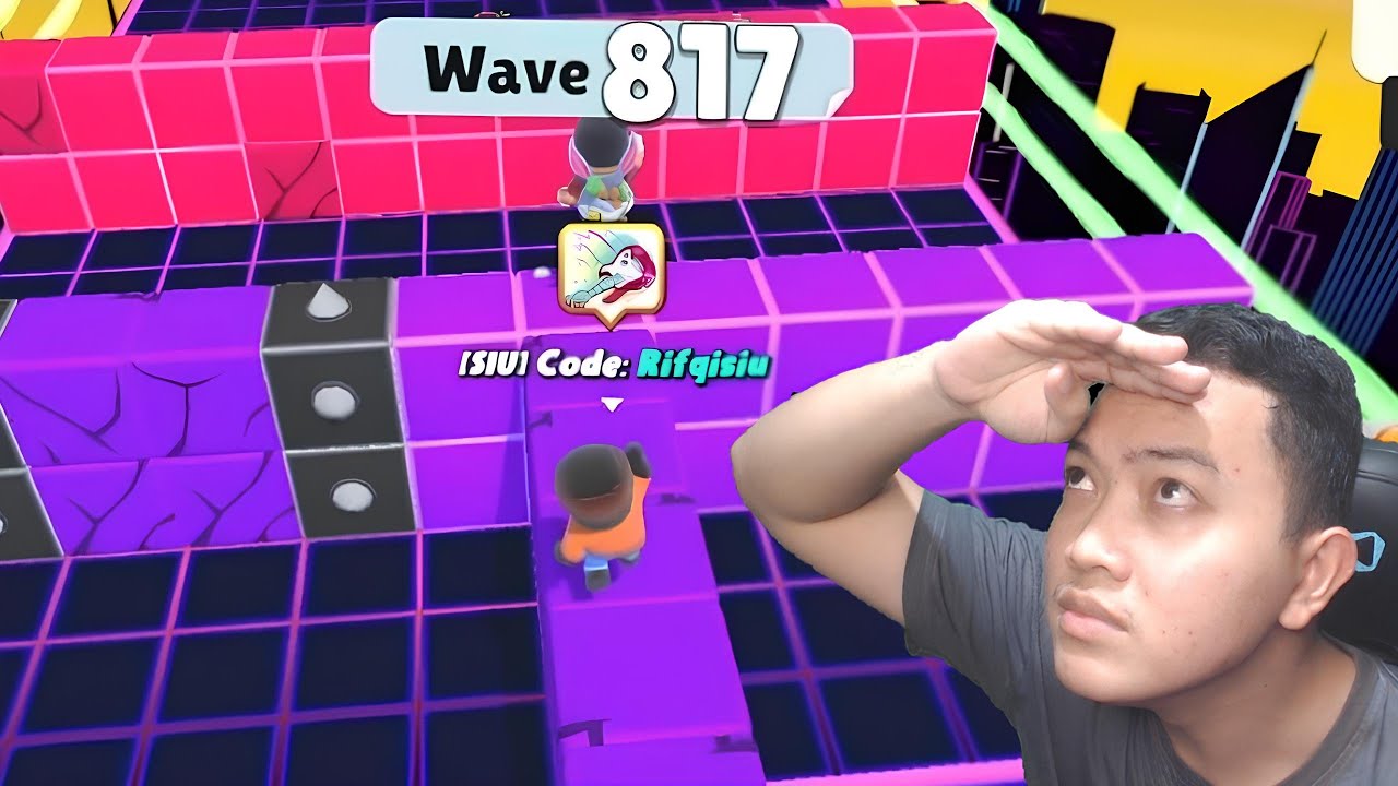 Live!!! Let's Play Block Dash Endless With Rifqisiuu - Stumble Guys