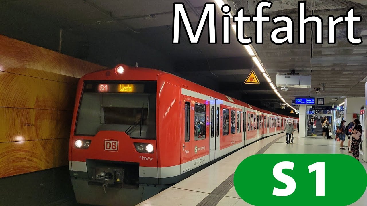 S-Bahn Hamburg | Mifahrt in der BR474 auf der S1 | Wandsbeker Chaussee - Altona