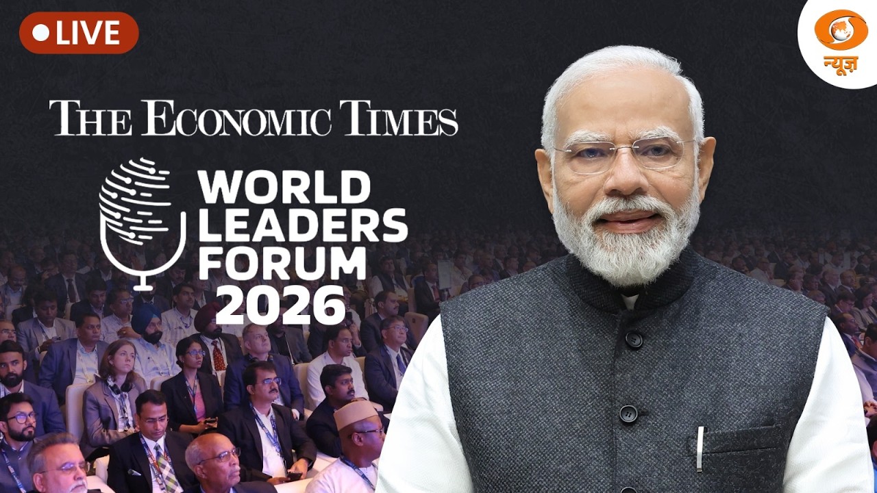 LIVE: PM Modi participates in the Economic Times World Leaders Forum 2026