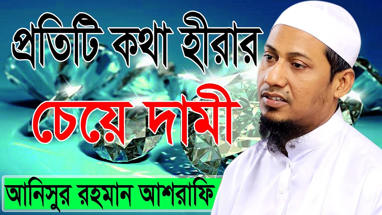 প্রতিটি কথা হীরার চেয়েও দামী I আনিসুর রহমান আশরাফী I Anisur rahman ashrafi waz 2022