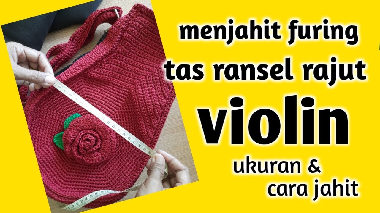 Tutorial furing tas ransel violin  /  diy inner violin backpack
