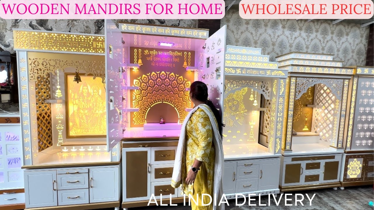 Pooja Mandirs For Home from Factory at Wholesale Prices | Wooden Temple with 10 years Warranty 🛕