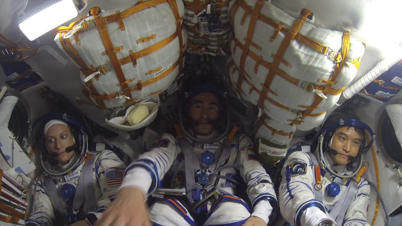 大西宇宙飛行士 ソユーズMS-01宇宙船（47S）船内映像 / Flight highlight of Soyuz 47S(MS-01) in crew cabin