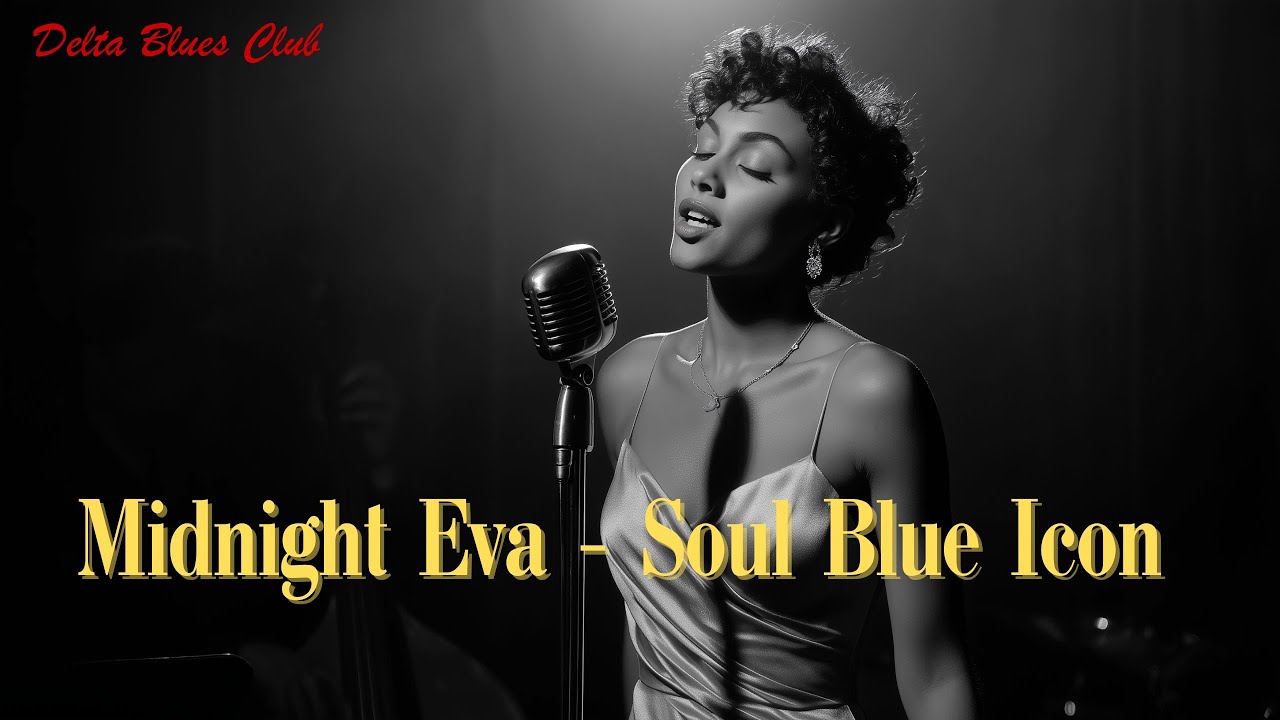 Midnight Eva – Soulful Blue Nights (1950 Style) | Emotional Blues Ballads | Timeless Mood