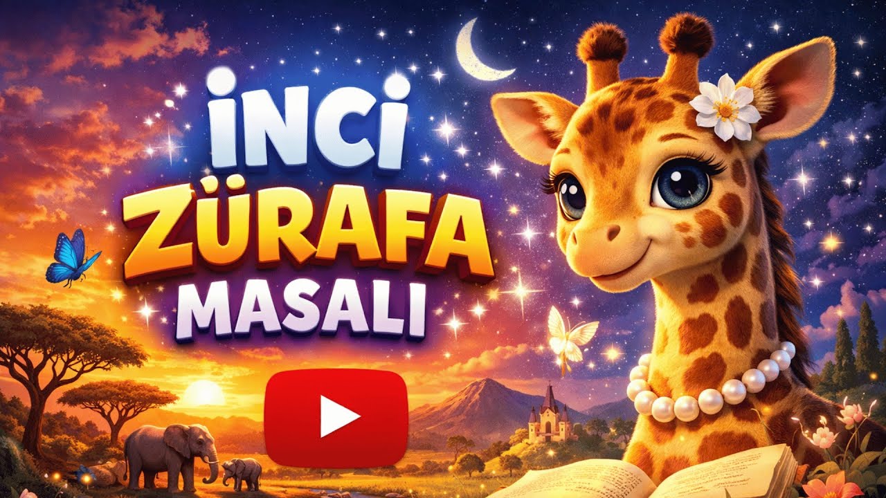 İnci Zürafa Masalı | Dostluk ve Cesaret Dolu Çocuk Hikayesi 🦒✨
