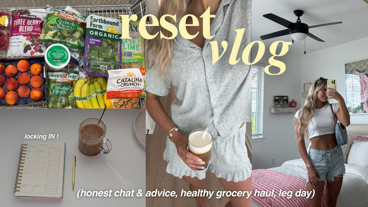 FALL RESET! (costco grocery haul, healthy habits + honest & real chat about creating BALANCE!