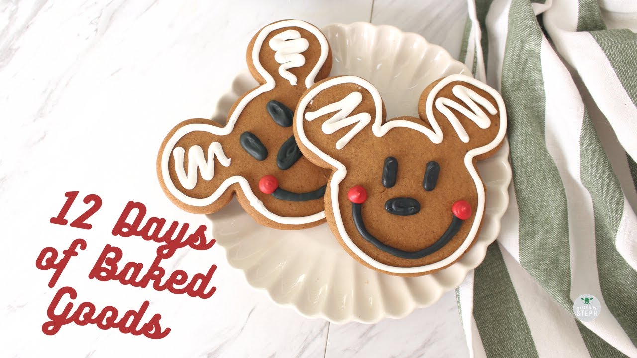 Minnie's Gingerbread Cookies | Dreamlight Valley Inspired | 12 Days of Baked Goods