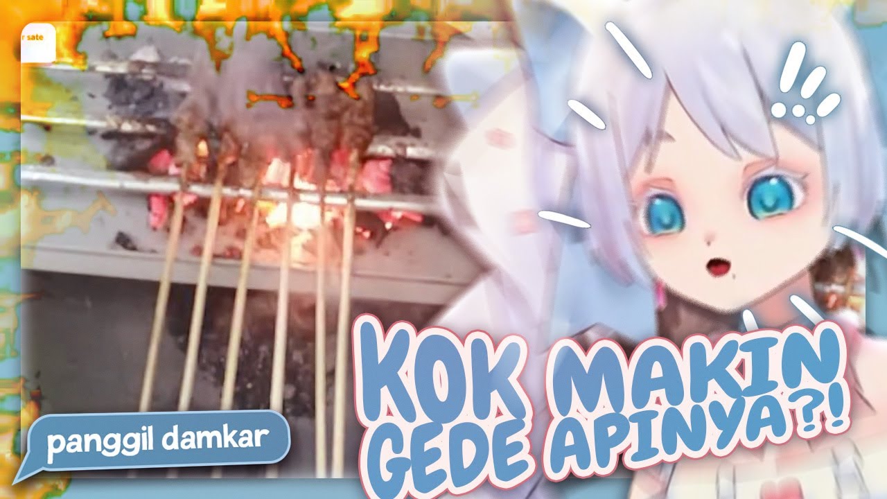 Ngapain Masak Sate Di Dalam Rumah Cess!! [Vanta Arissa]