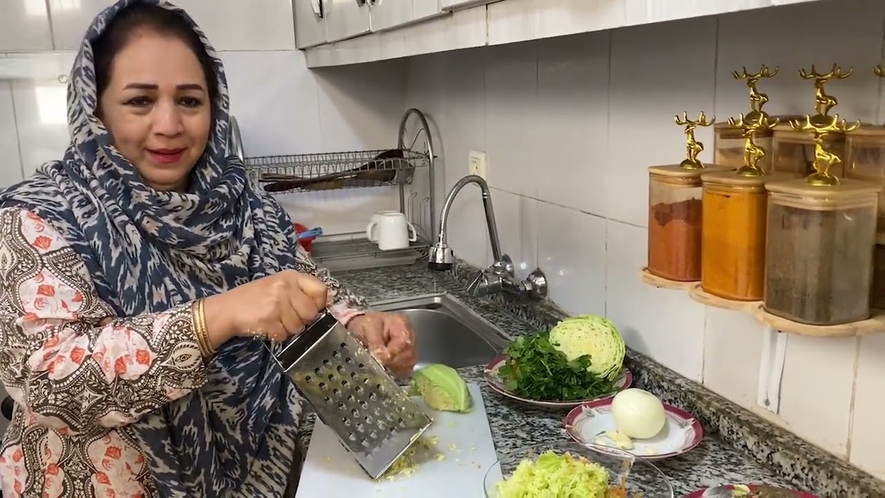 طرز تهیه یک غذای جدید داشی.کچالوی شکم پر