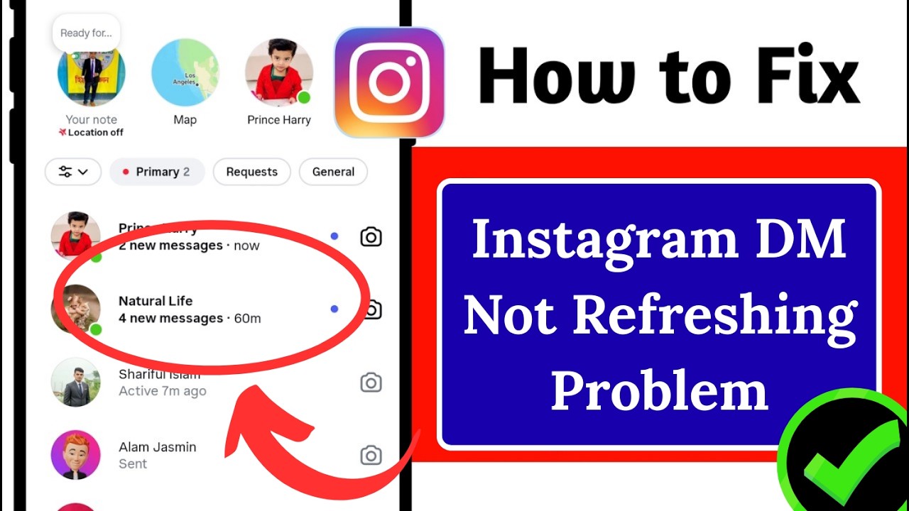 How to Fix Instagram DM Not Refreshing Problem (Unread Messages Not Showing) 2026
