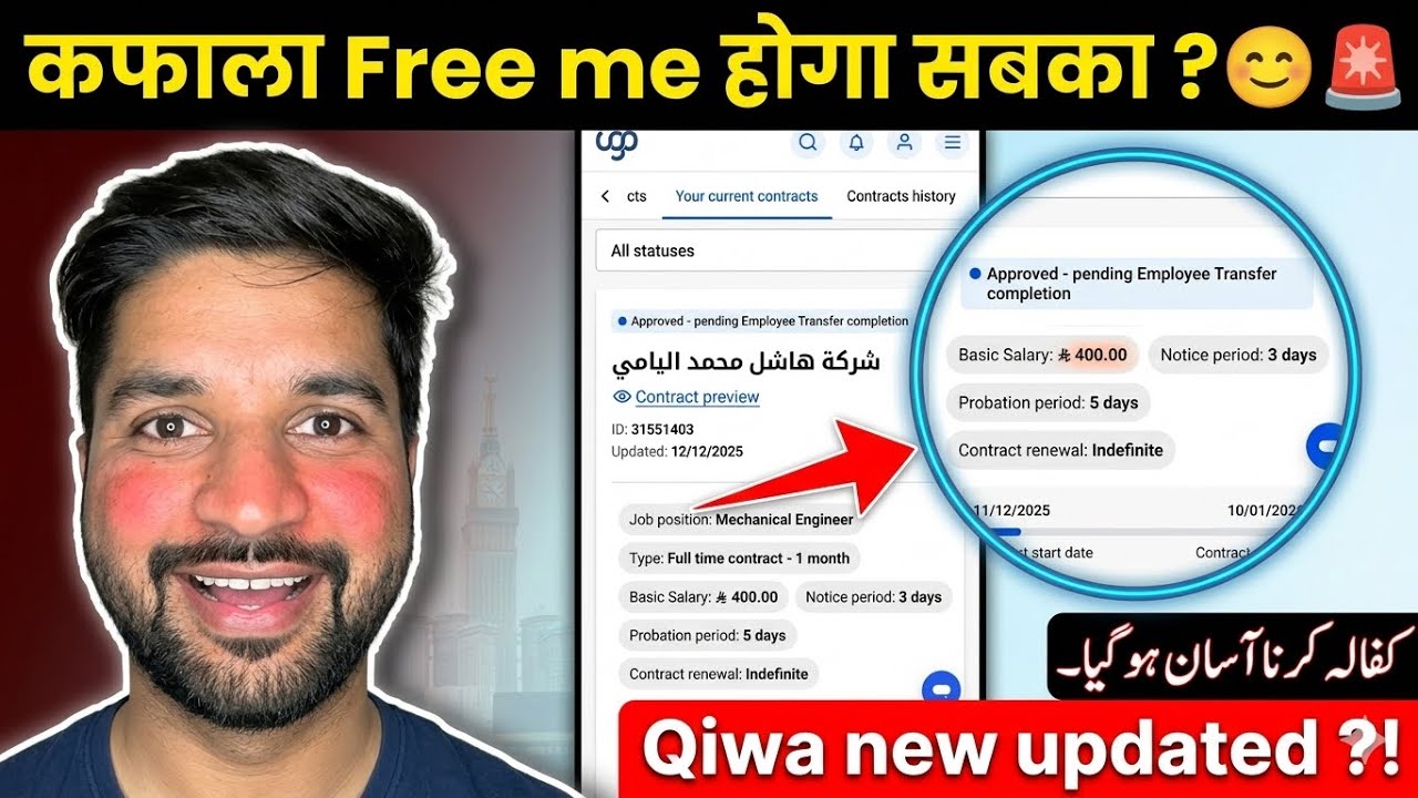 Qiwa new update| Kafala fee माफ (Iqama work permit fee update)