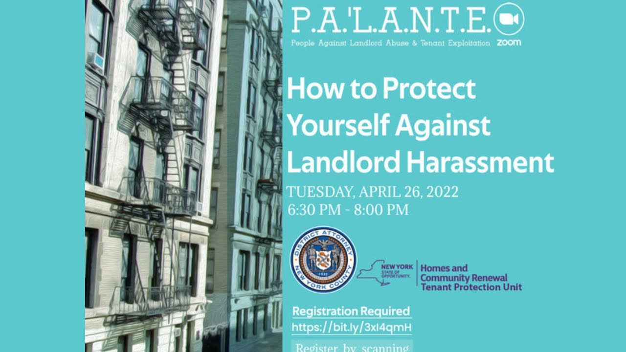 How to Protect Yourself Against Landlord Harassment (Webinar)