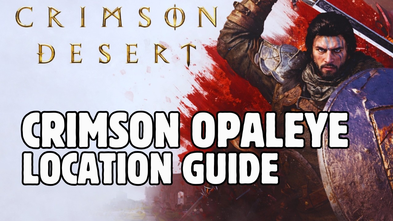 Crimson Desert - Crimson Opaleye Fish Location Guide