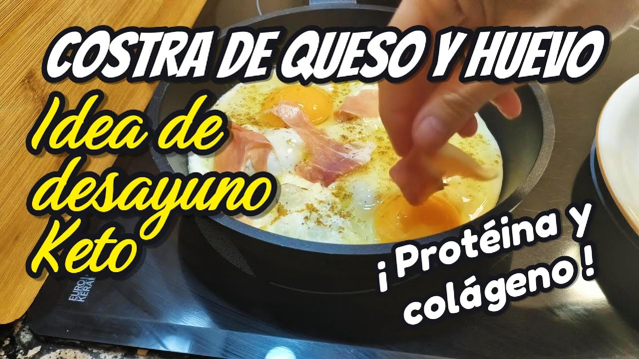 Idea de desayuno KETOPERFECTO, Sabías de esta receta? Costra de queso, huevo y jamón, sabe a PECADO🔥