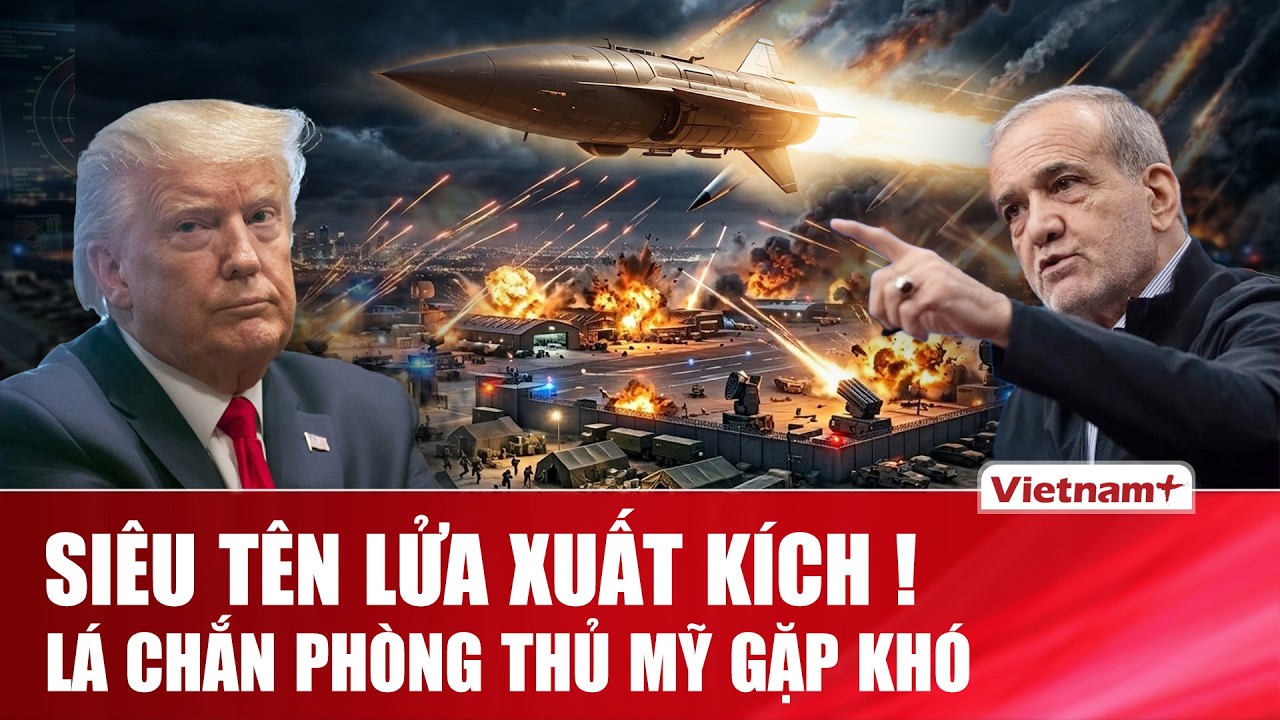 🔴Điểm nóng Mỹ - Israel - Iran: Iran tung siêu tên lửa, hệ thống phòng không Mỹ gặp khó