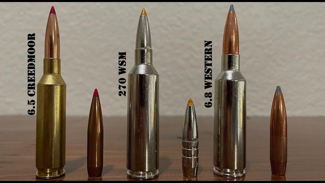Обзор и сравнение 6.8 Western против 6.5 Creedmoor против 270 WSM