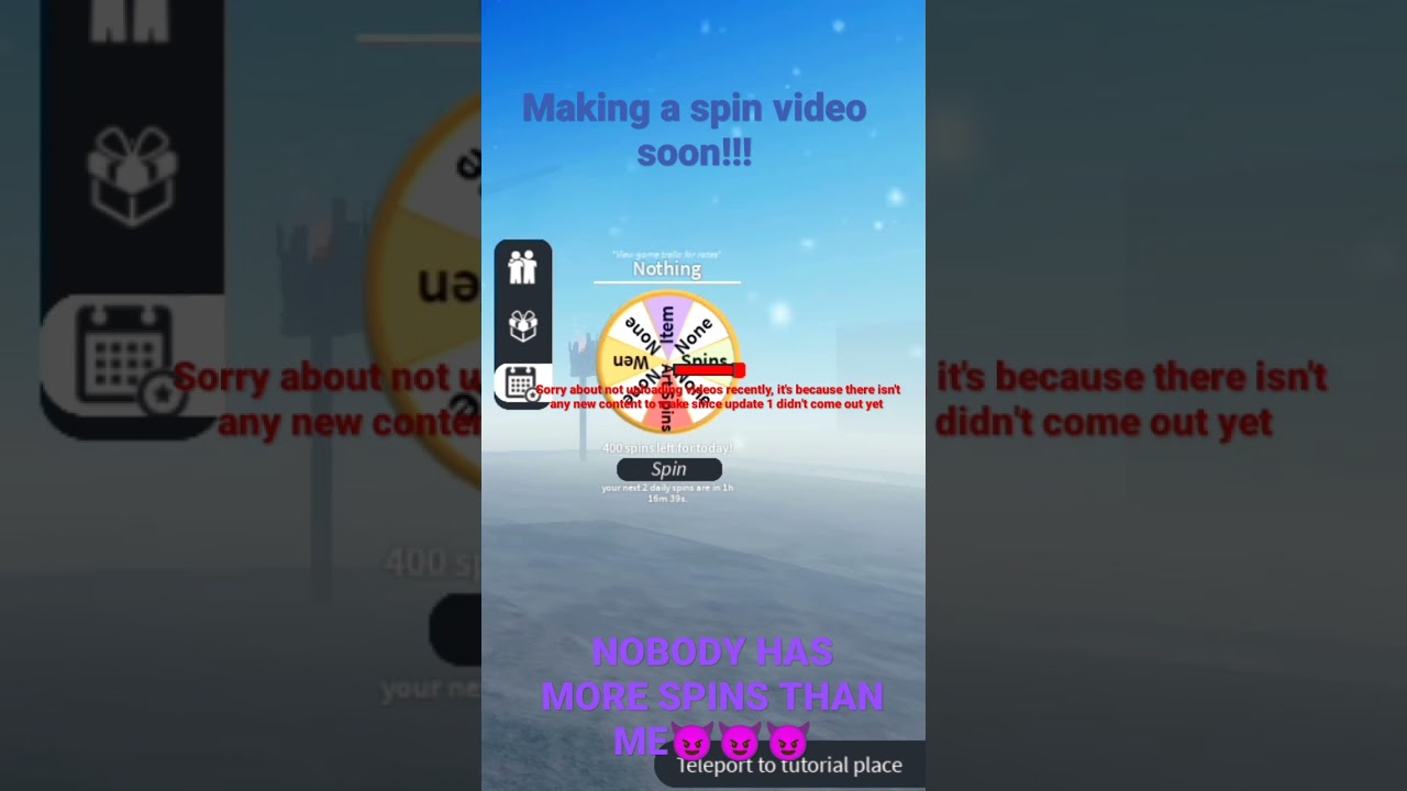 Most spins on project slayers Roblox                     #projectslayers #roblox