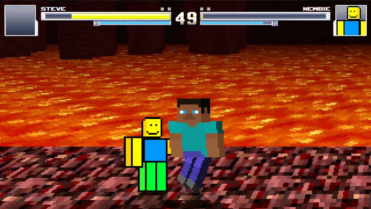 MUGEN: Steve vs Newbie