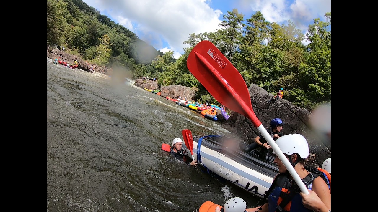 Upper Gauley + rescue (Raw video)