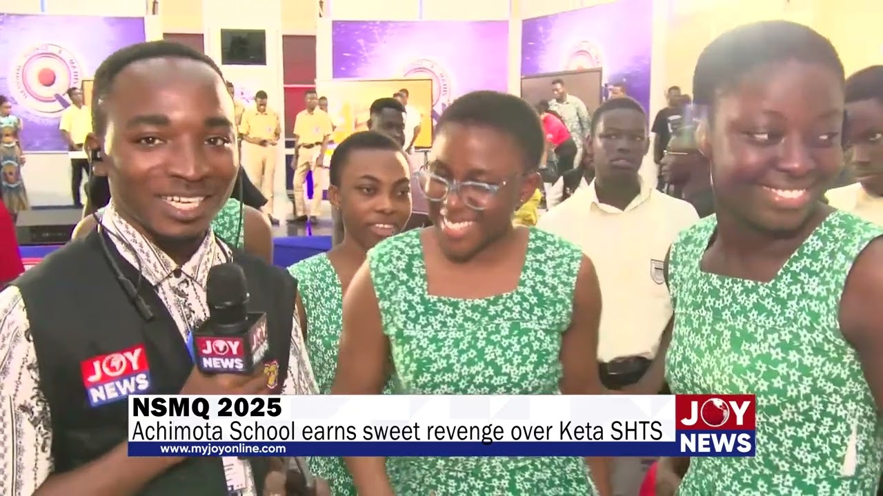 #NSMQ2025: Achimota School earns sweet revenge over Keta SHTS. #NSMQOnJoy