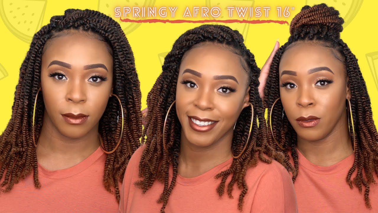 Синтетическая коса Outre - X PRESSION TWISTED UP 3X SPRINGY AFRO TWIST 16 --/WIGTYPES.COM