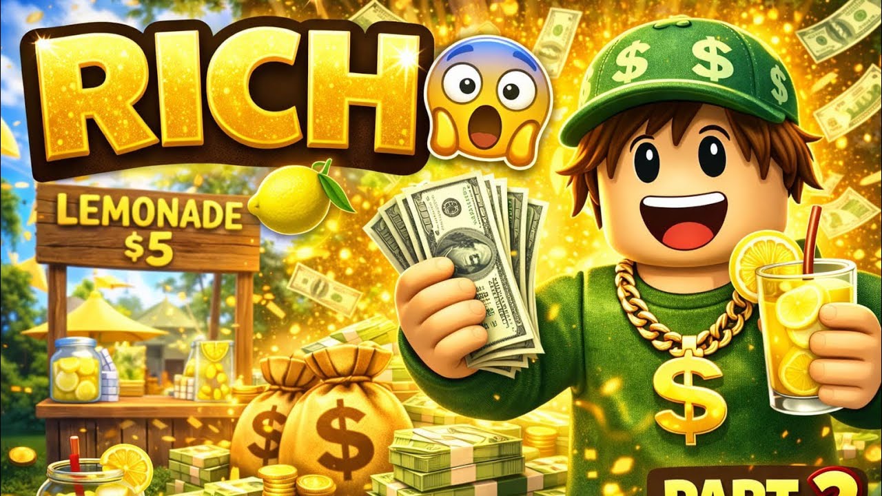 I Became RICH Selling Lemonade in Roblox 😱🍋 | Part 2