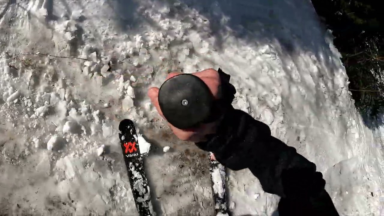 Skiing late spring at Killington