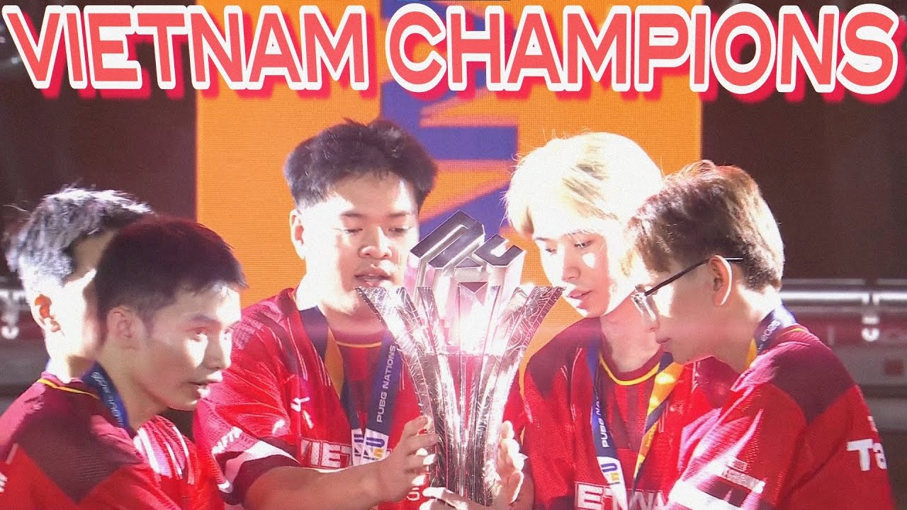 VIETNAM CHAMPIONS OF PUBG NATIONS CUP 2025