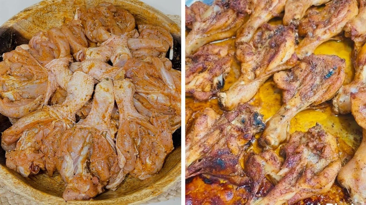 منيو الصيف ⛱️🔥 دبابيس فراخ مشويه بالتتبيله السريه😋