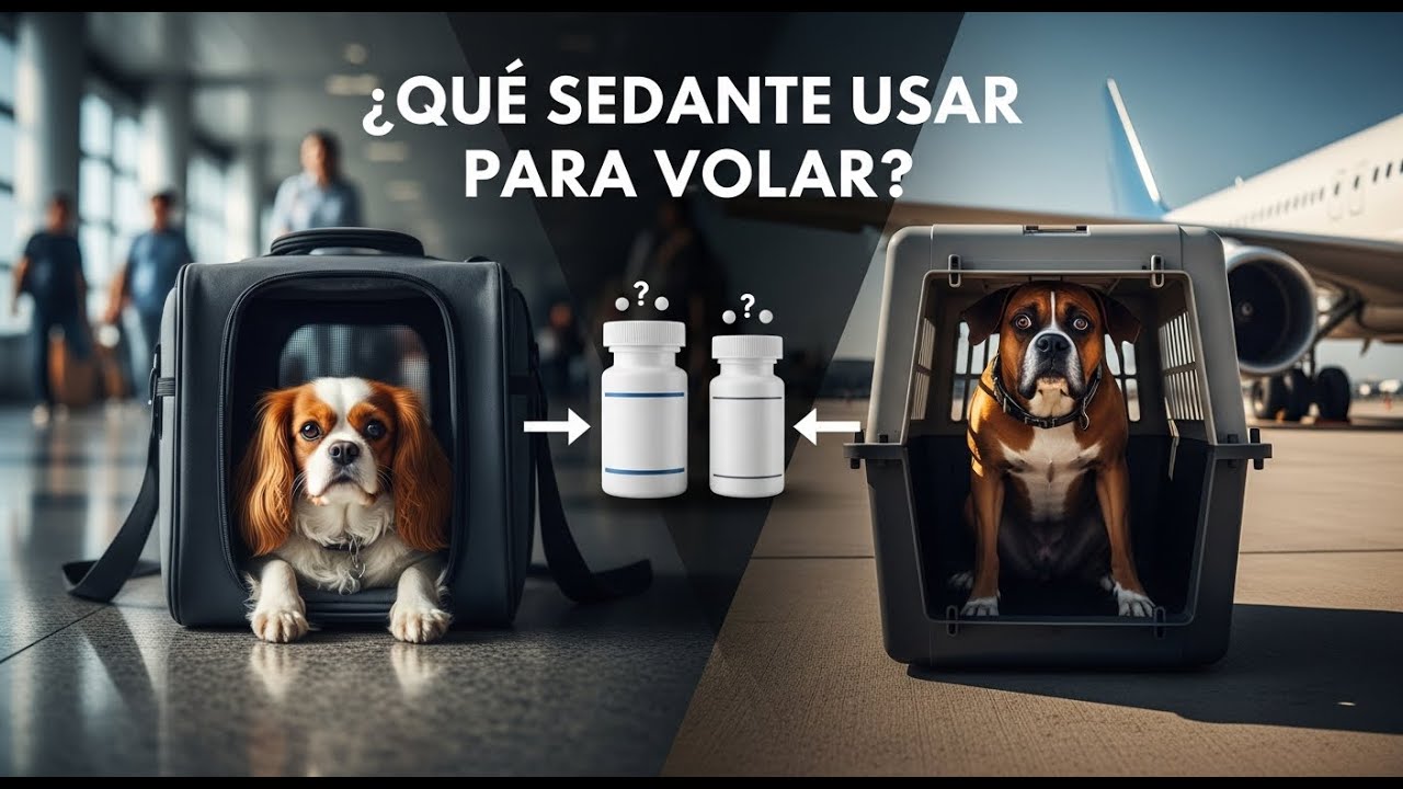 Tranquilizantes para perros que viajan en avión: lo que SÍ y lo que NO debes usar