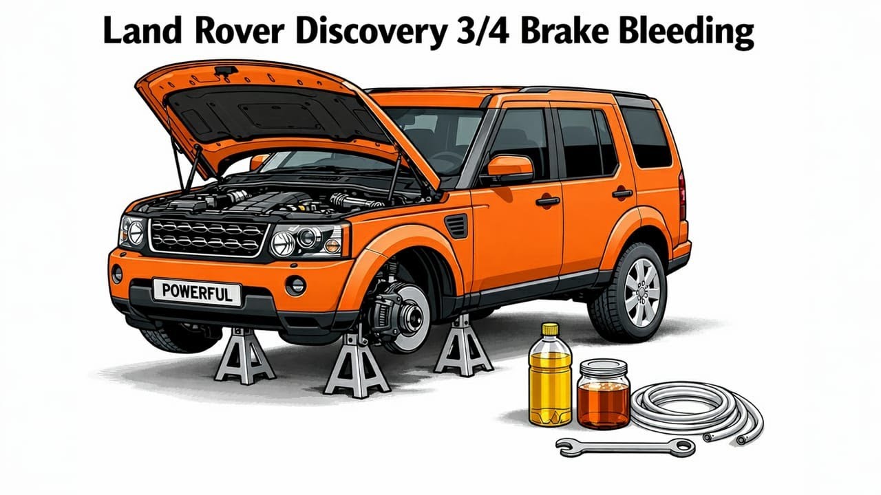 Land Rover Discovery 3 и 4 - прокачка тормозов / замена тормозной жидкости LR3 LR4