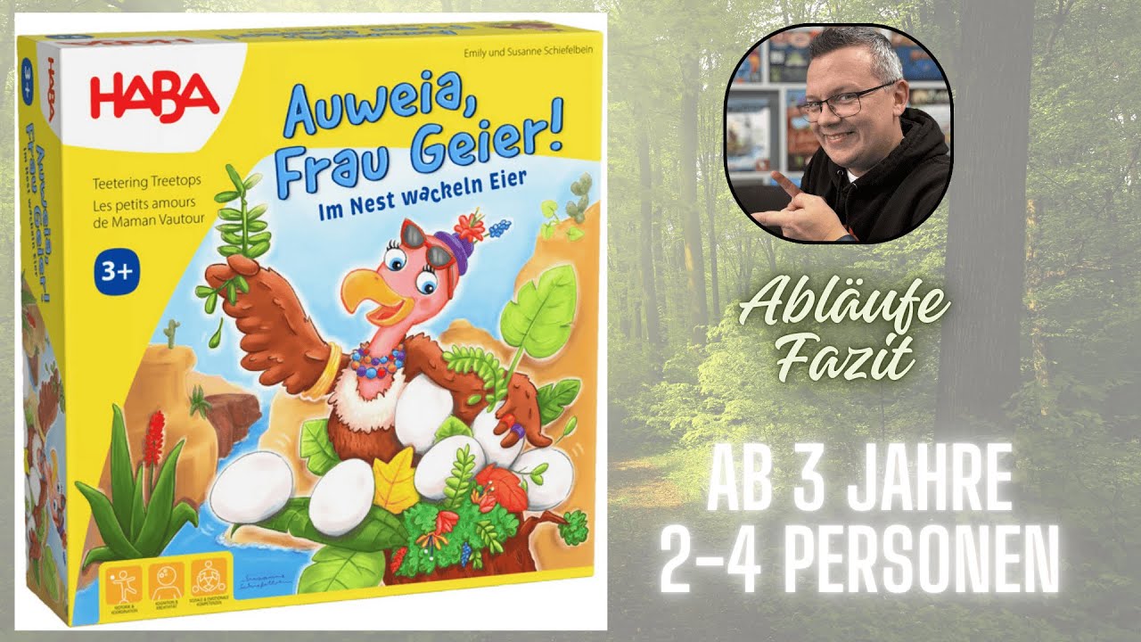 Auweia, Frau Geier! (Haba) - kooperatives Geschicklichkeitsspiel