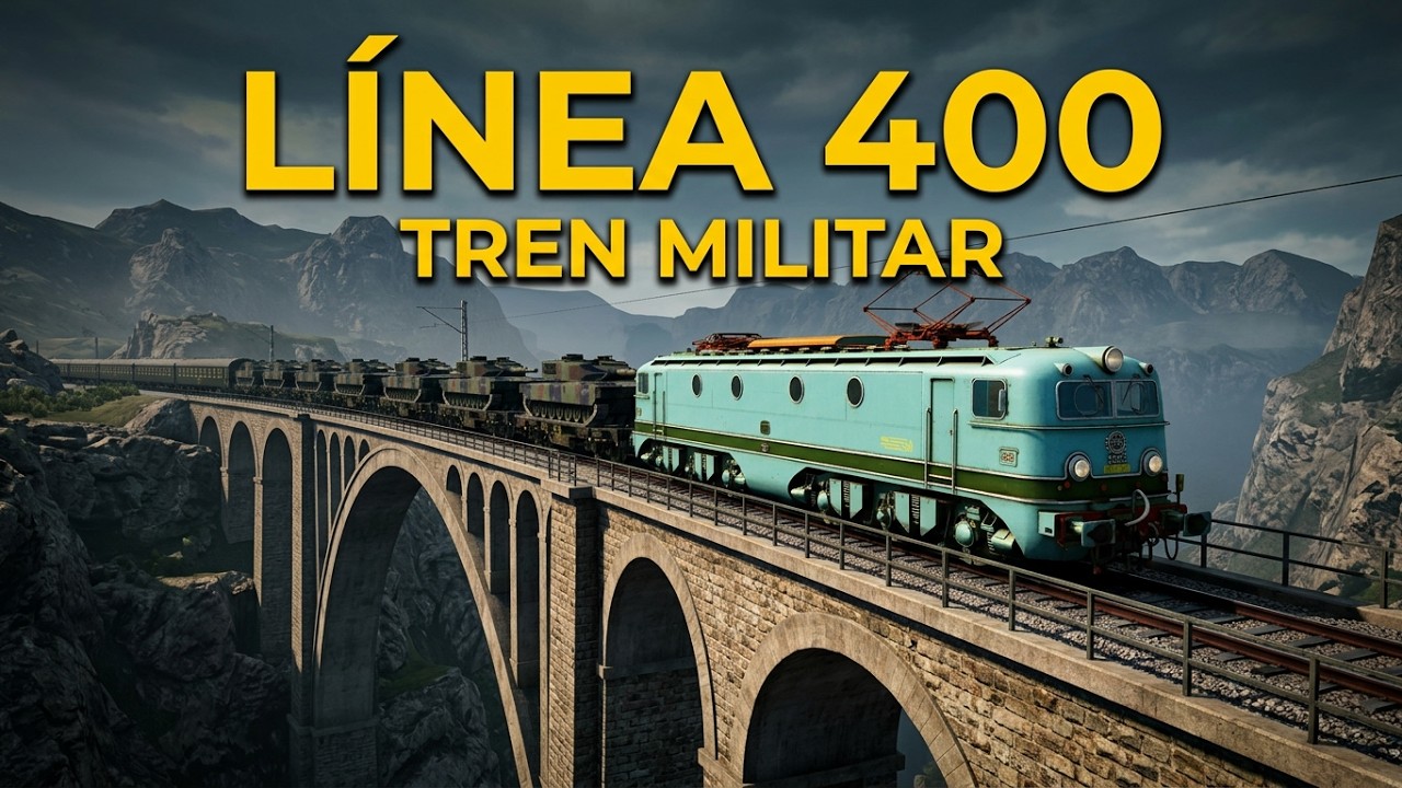 Train Simulator 276 con Tren Militar Línea 400 Alcazar de S.Juan-Linares Baeza
