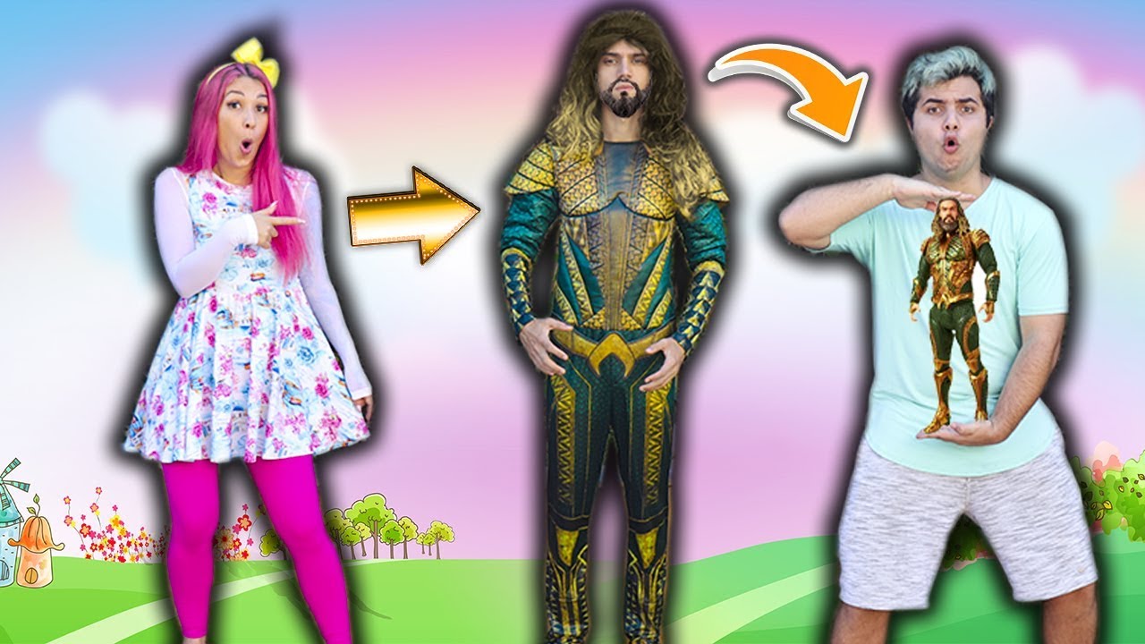 AS AVENTURAS DO BONECO DO AQUAMAN QUE GANHOU VIDA ! ( Novelinha )