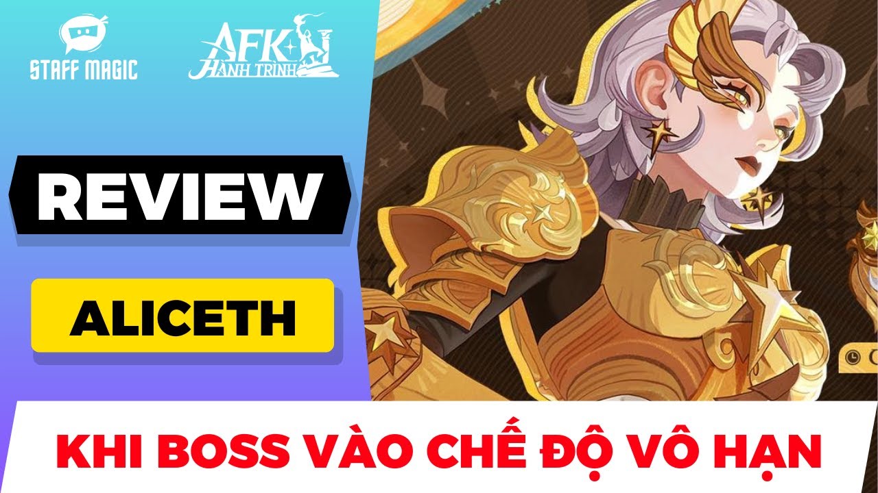 H&agrave;nh Tr&igrave;nh AFK: Đ&aacute;nh gi&aacute; lại Thần Aliceth sau khi Boss C&otilde;i Mộng v&agrave;o chế độ v&ocirc; hạn