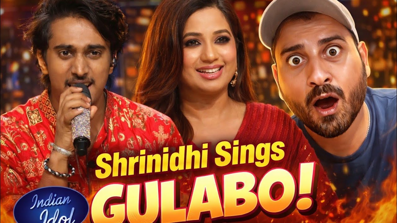 Shrinidhi Sang GULABO 🔥 | Indian Idol Performance Reaction| Manager Saab Reactions