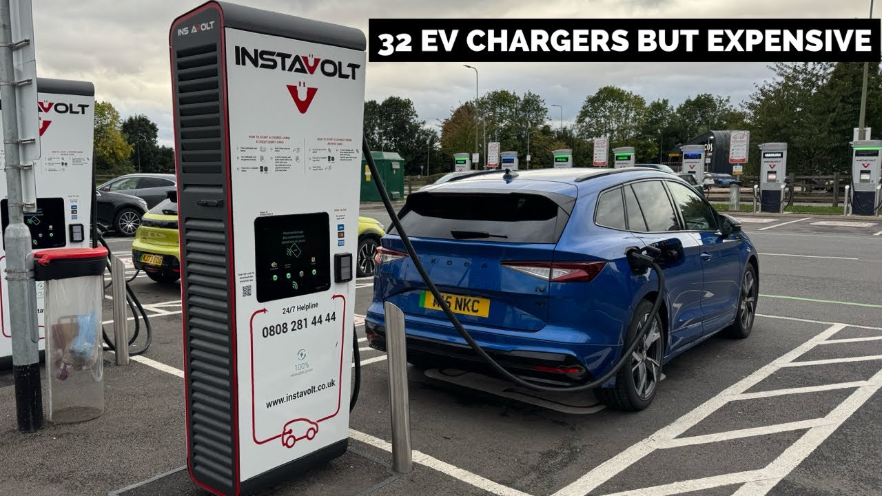 This EV Fast Charging Hub In The UK Is Spectacular : My Full Site Tour