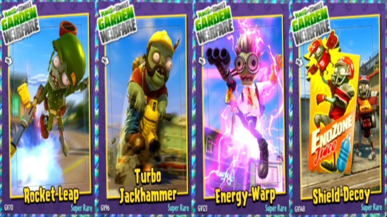 Plants vs Zombies Garden Warfare All New Abilities