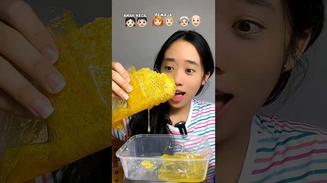 🍯PASTI KAMU VERSI 👵🏻👴🏻😌 #challenge #mukbang #asmr