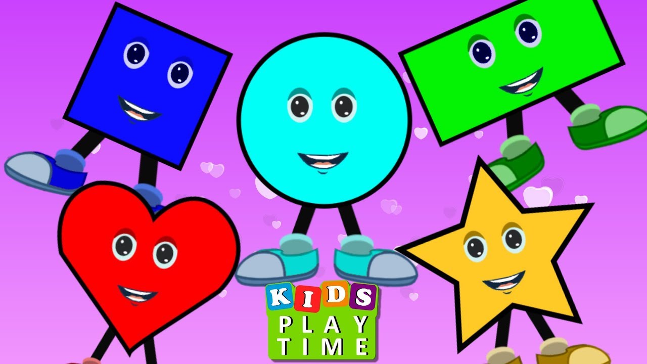 Ten Little Shapes | Fun Learning Video For Kids