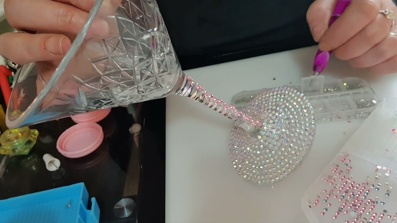 blinging up a martini glass 🍸